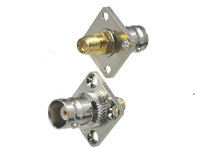 1gab savienotāja adaptera SMA uz BNC vīrišķā kontaktdakša un ligzdas RF koaksiālā pārveidotāja vadu spaile taisna Jauna