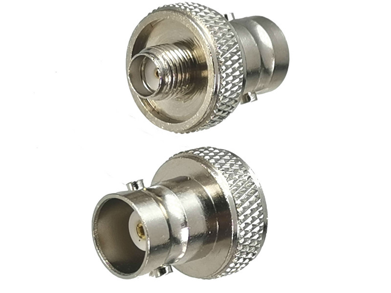 1gab savienotāja adaptera SMA uz BNC vīrišķā kontaktdakša un ligzdas RF koaksiālā pārveidotāja vadu spaile taisna Jauna