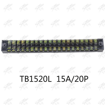 1Pcs dvostruka vijčana terminalna letva 600V 15A TB-1503 / TB-1504 / TB1506 / TB-1508/TB1505/TB1510/TB1512/TB1515 opcija