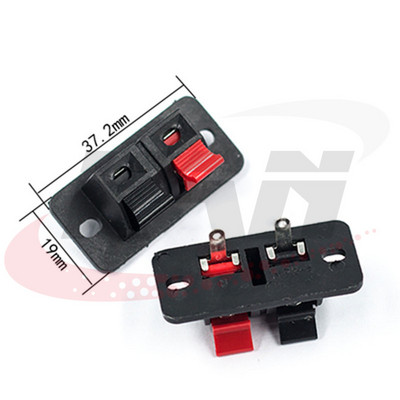 2tk/partii Ühendusklemm 2P 4P 6P 8P 12P Push In Jack Vedrukoormusega helikõlari klemmid Leivaplaadi klambrid