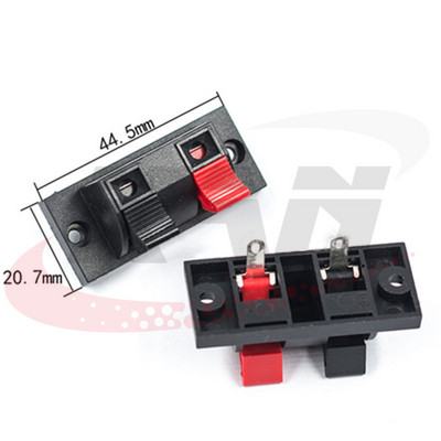 2tk/partii Ühendusklemm 2P 4P 6P 8P 12P Push In Jack Vedrukoormusega helikõlari klemmid Leivaplaadi klambrid