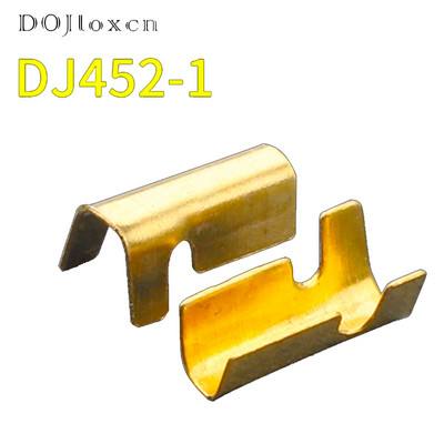 50/100/200/500 gab U formas presēšanas spaile H62 misiņa stieples sprādzes savienotāja vadu galva 452-1 452-2 451-3 0,2-2 mm2