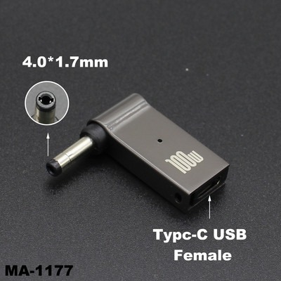 100W USB tip C na DC konektor napajanja USB C na univerzalni adapter napajanja prijenosnog računala pretvarač za Asus Dell Lenovo prijenosno računalo