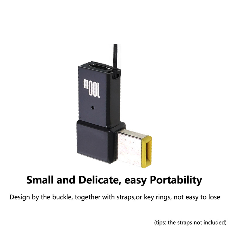 100W USB tip C na DC konektor napajanja USB C na univerzalni adapter napajanja prijenosnog računala pretvarač za Asus Dell Lenovo prijenosno računalo