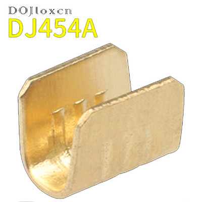 50/100/200/500/Pcs Lot U-oblika stezaljke H62 Mjedena žica Kopča Poli žica Nose Wire Connector 454TABC 0.2-10mm2