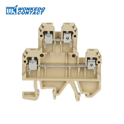 10kom DK4Q/35 Vijčani spoj Dvostruki 2 razine 4-vodič 4 mm² SAK žica Električni konektor DIN letvica Terminalni blok DK 4Q/35