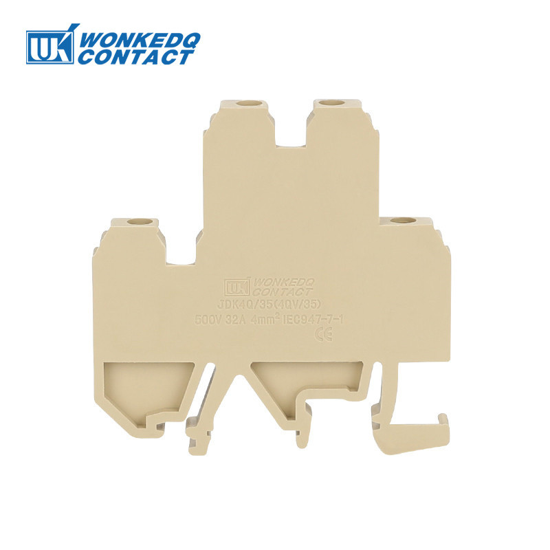 10kom DK4Q/35 Vijčani spoj Dvostruki 2 razine 4-vodič 4 mm² SAK žica Električni konektor DIN letvica Terminalni blok DK 4Q/35