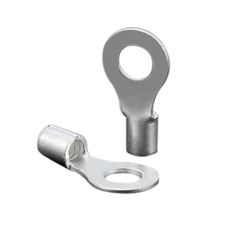 100 gab RNB SNB neizolētu gredzenveida dakšu U veida spaiļu sortimenta komplekta kabeļa vadu savienotāja gofrēti alvas misiņa spailes