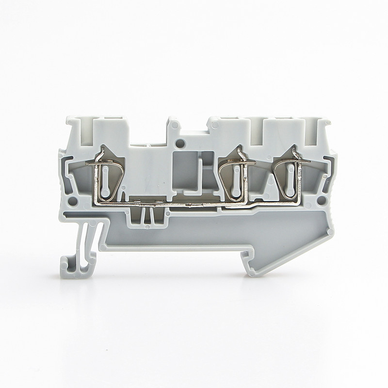 10 kom. Din rail terminalni blok ST-2.5-TWIN konektor Električno ožičenje Povratni potezni tip 3 vodiča Terminalni blok Žičani vodič