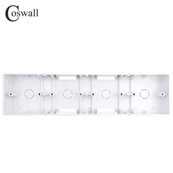 COSWALL 146/172/258/344mm Εξωτερικό κουτί τοποθέτησης για διακόπτη και πρίζα τύπου 86 Εφαρμογή για οποιαδήποτε θέση έξω από την επιφάνεια τοίχου