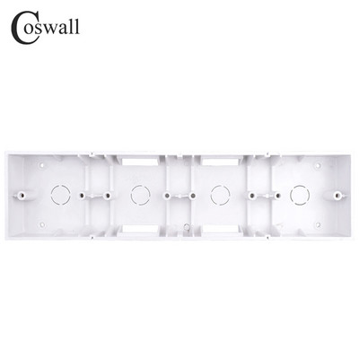 COSWALL 146/172/258/344 mm vanjska kutija za ugradnju za prekidač i utičnicu tipa 86 Primjenjuje se za bilo koji položaj izvan zidne površine