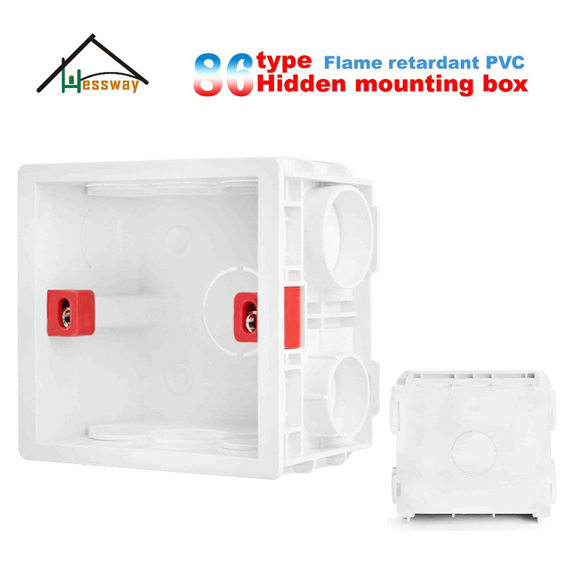 Univerzalna kutija za ugradnju na zid, otporna na plamen, podesiva montaža za 86 unutarnjih kaseta