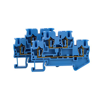 Din Rail Terminal Block STTB-2.5 Συνδέσεις ηλεκτρικής καλωδίωσης Διπλής στρώσης Σύνδεση ελατηρίου σύνδεσης αγωγοί καλωδίων 10 τμχ