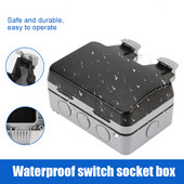 Kućište zidne sklopke Vodootporno IP66 protiv prašine Izdržljivo Jednostavna instalacija Vodootporno IP66 protiv prašine Jednostavna instalacija