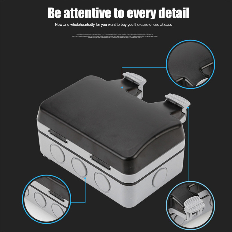 Kućište zidne sklopke Vodootporno IP66 protiv prašine Izdržljivo Jednostavna instalacija Vodootporno IP66 protiv prašine Jednostavna instalacija