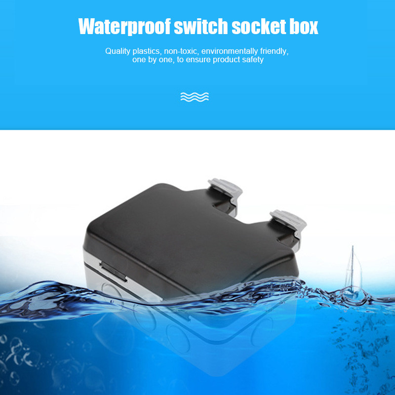 Kućište zidne sklopke Vodootporno IP66 protiv prašine Izdržljivo Jednostavna instalacija Vodootporno IP66 protiv prašine Jednostavna instalacija