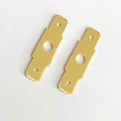 10 komada 6.3 muški terminali 6.3 mm dvostrano umetnuti opružni terminal za 250 PCB konektor duljina 30.5 mm otvoreni otvor 4.2 mm