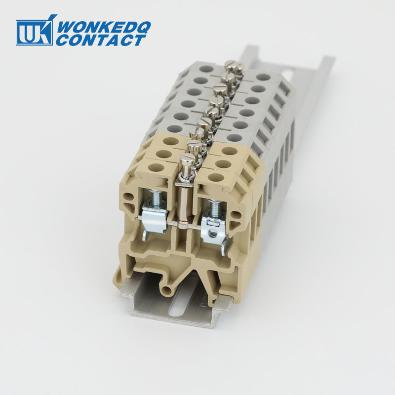 1Pc SAK6Q10 vadu džemperi SAK6EN WTL6/1S vadu savienotājam SAK6Q DIN sliedes spaiļu bloka piederumi Fiksētais tilts SAK 6Q 10