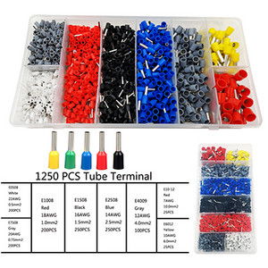 Konektor kabelske žice Električni cijevni terminali Višestruki stilovi kutija Predizolirani sklop za stezanje navlake 3500/1070 KOM