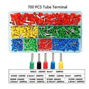 Konektor kabelske žice Električni cijevni terminali Višestruki stilovi kutija Predizolirani sklop za stezanje navlake 3500/1070 KOM