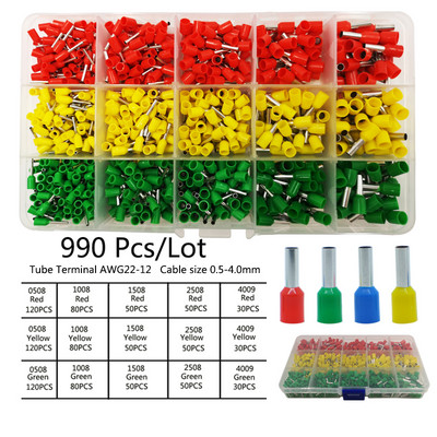 Konektor kabelske žice Električni cijevni terminali Višestruki stilovi kutija Predizolirani sklop za stezanje navlake 3500/1070 KOM