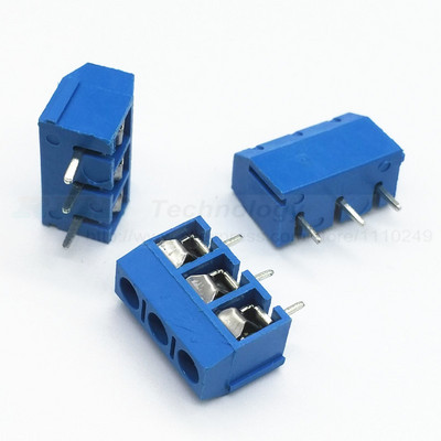 20PCS/lot 5 mm KF301 - 2P 3P MF 301 - 2 3 Pin Može se spojiti Vijčani terminalni blok konektor 5,0 mm korak