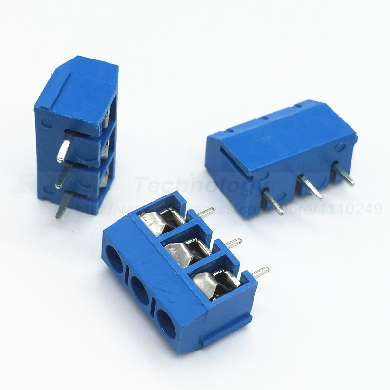 20PCS/lot 5 mm KF301 - 2P 3P MF 301 - 2 3 Pin Može se spojiti Vijčani terminalni blok konektor 5,0 mm korak