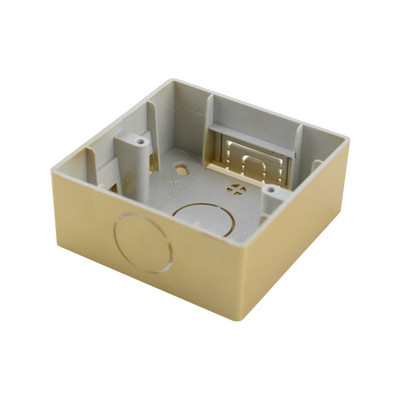 Vanjska montažna kutija Univerzalna zidna instalacijska kutija za 86Type utičnicu s prekidačem Poboljšanje doma Crna Bijela Zlatna Siva