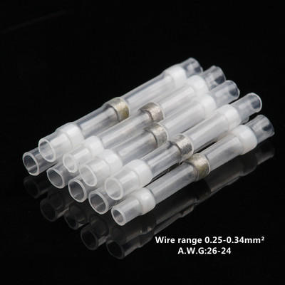 10/20/40/50 KOM Lemljena brtvena žica konektora termoskupljajuća spojna cijev Električni stegnuti konektori Vodootporni komplet terminala za spajanje kabela