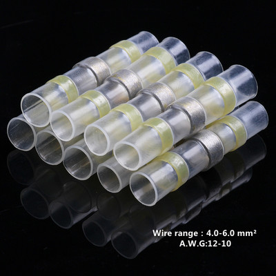 10/20/40/50 KOM Lemljena brtvena žica konektora termoskupljajuća spojna cijev Električni stegnuti konektori Vodootporni komplet terminala za spajanje kabela