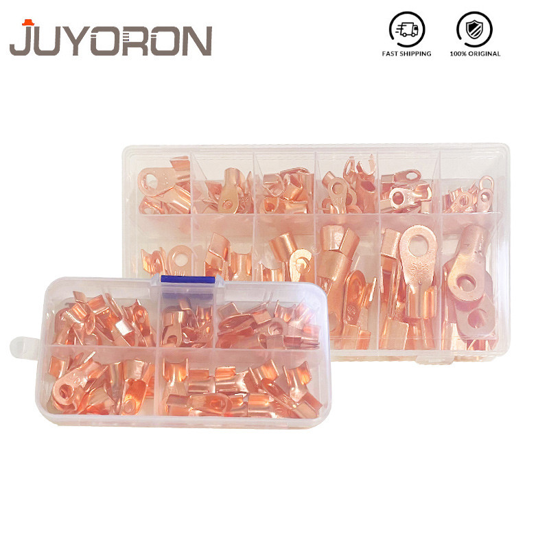 Kutija od 50 KOM Bakreni baterijski kabel Konektor Terminal Otvorene ušice Žičani terminali OT-10A OT-20A OT-40A OT-50A OT-60A Krimp terminal