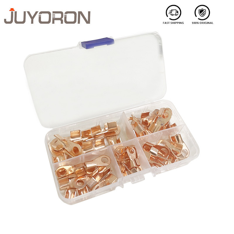 Kutija od 50 KOM Bakreni baterijski kabel Konektor Terminal Otvorene ušice Žičani terminali OT-10A OT-20A OT-40A OT-50A OT-60A Krimp terminal