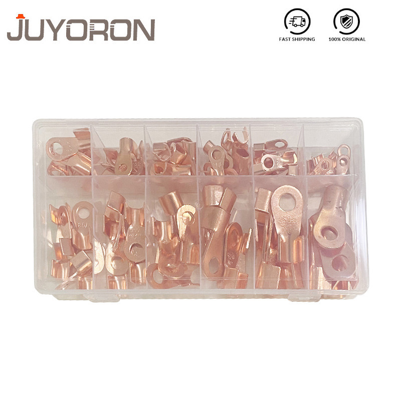 Kutija od 50 KOM Bakreni baterijski kabel Konektor Terminal Otvorene ušice Žičani terminali OT-10A OT-20A OT-40A OT-50A OT-60A Krimp terminal