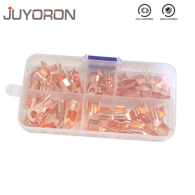 Kutija od 50 KOM Bakreni baterijski kabel Konektor Terminal Otvorene ušice Žičani terminali OT-10A OT-20A OT-40A OT-50A OT-60A Krimp terminal