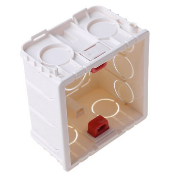 PVC пластмаса 86 тип термостат за CASE Свързваща кутия Stash Вътрешна кутия за стенен монтаж Разклонителна кутия Забавител на горенето