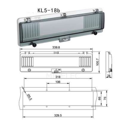 Prekidač Prozirna vodootporna kutija Prozorska razvodna kutija Zaštitni poklopac prozora Prekidač za prozor za promatranje Ip67