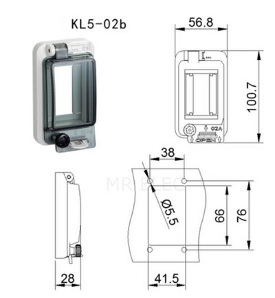 Prekidač Prozirna vodootporna kutija Prozorska razvodna kutija Zaštitni poklopac prozora Prekidač za prozor za promatranje Ip67