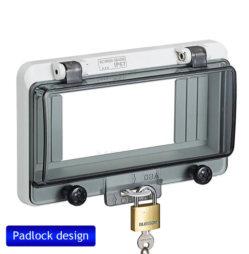 Prekidač Prozirna vodootporna kutija Prozorska razvodna kutija Zaštitni poklopac prozora Prekidač za prozor za promatranje Ip67