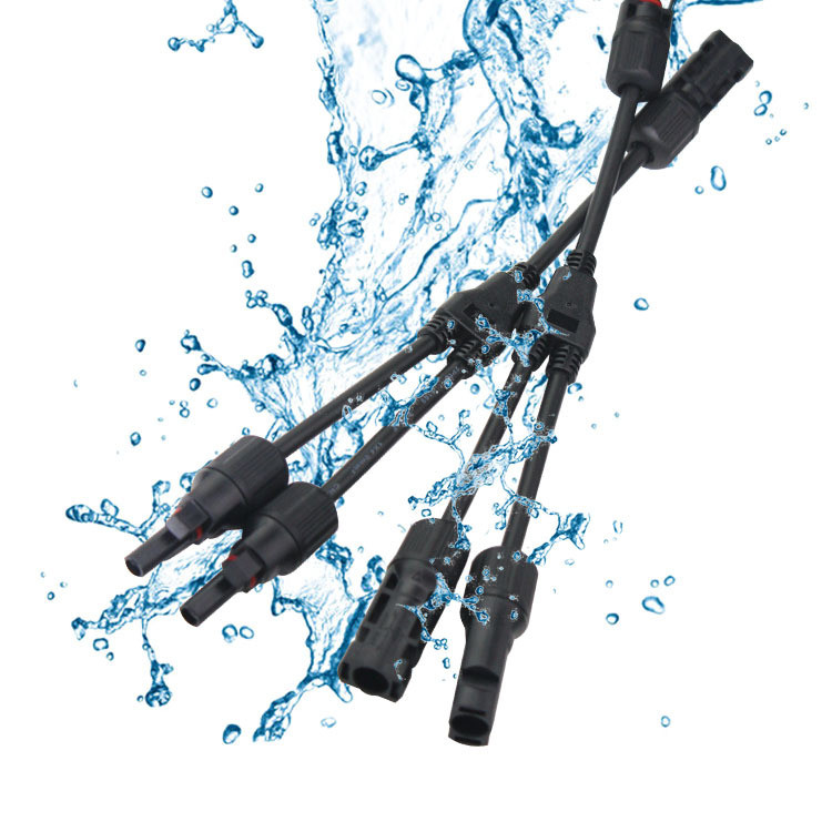 1 par 2 do 1 Y grana paralelnog priključka 1000V30A električni PV T konektor sa 4 mm2 solarnim kabelom za solarni fotonaponski sustav