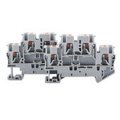 50 kom. Din rail terminalni blok PTTB-2.5 električni konektor dvoslojni opružni ožičenje priključak žice vodič terminalni blok