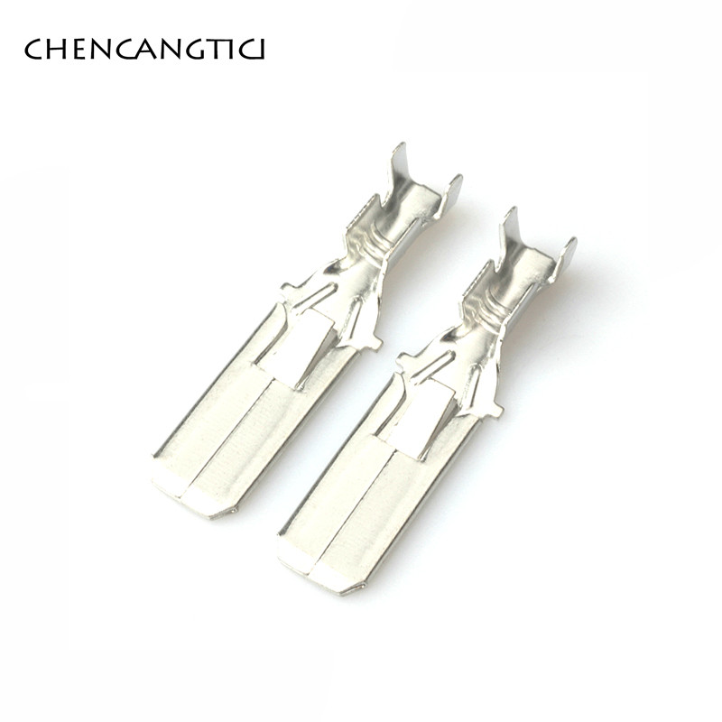 20 kom. 9,5 mm kalajisani automobilski bakreni stezaljke za stezanje muške žice kabelskog svežnja Konektorske igle Automobilski terminali utikač DJ612-9.5×1.2C