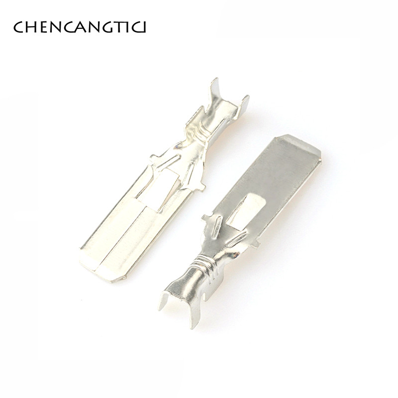 20 kom. 9,5 mm kalajisani automobilski bakreni stezaljke za stezanje muške žice kabelskog svežnja Konektorske igle Automobilski terminali utikač DJ612-9.5×1.2C