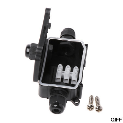 2/3 Way IP66 āra ūdensnecaurlaidīga kabeļa savienotāja sadales kārba ar spaili 450 V