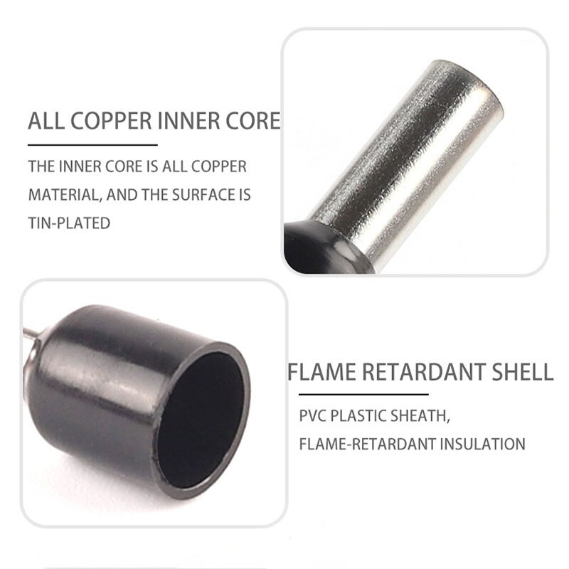 2120PCS Serija izoliranog priključnog bloka kabela za završetak spojnog kabela s priključkom za žicu, odijelo za električne cijevi