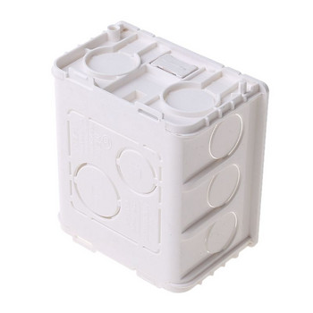 Забавящ горенето PVC пластмасов термостат за скривалище CASE Вътрешна кутия за монтиране на стена за 86 mm касета Съединителна връзка B