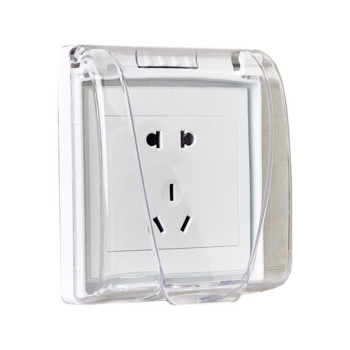1PCS 86Type Switch Protection Coverpad Wallpad Αδιάβροχο κουτί για μπάνιο σαλονιού Παιδικό αντιηλεκτρικό αξεσουάρ διακόπτη σπιτιού