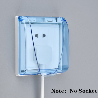 1PCS 86Type Prekidač Zaštitni poklopac Wallpad Vodootporna kutija Za Kupaonica Dnevni boravak Dijete Anti-električni Dodaci za kućne prekidače