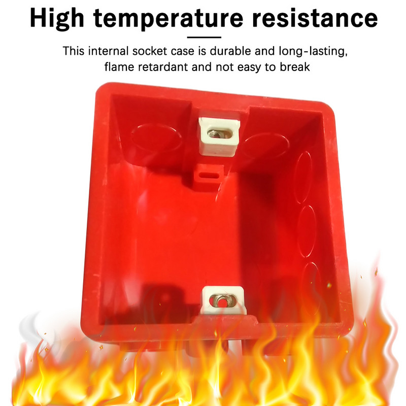 1/2/3/5 Elektroinstalācijas aizmugures kārbas ligzda Korpusa organizācija PVC daudzkrāsains meistarības stiepļu konteiners, nodilumizturīgs, stiprināms pie sienas