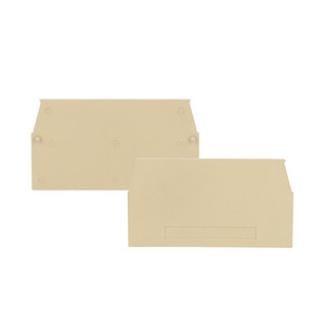 10 gab AP 2.5/4/10/16/35/70/WTL/DK4Q/ASK1 barjeras plāksne SAK vadu savienotājam DIN sliedes spaiļu bloka piederumiem gala vāks