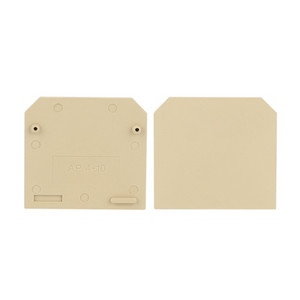 10 gab AP 2.5/4/10/16/35/70/WTL/DK4Q/ASK1 barjeras plāksne SAK vadu savienotājam DIN sliedes spaiļu bloka piederumiem gala vāks